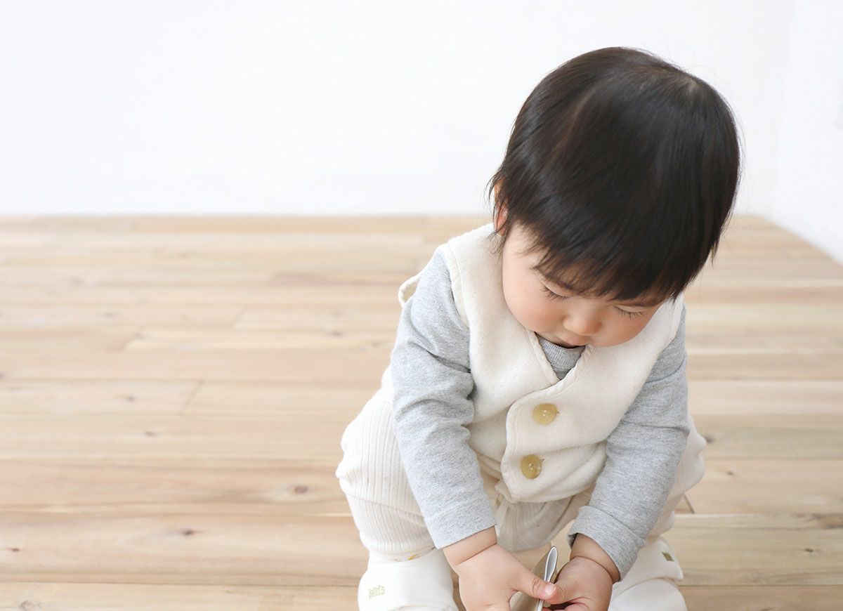 起毛キッズベスト