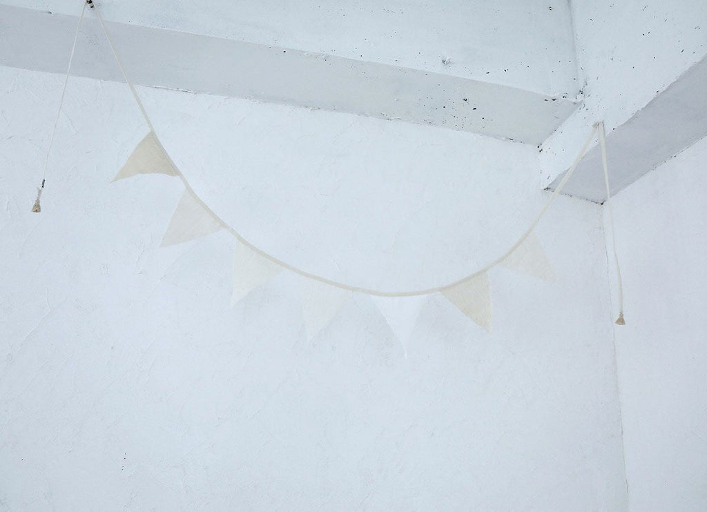 【在庫限り】ガーゼガーランド（生成色）