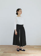 【在庫限り】ボイルガーゼボートネックプルオーバー