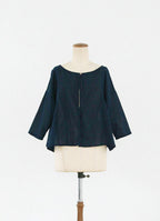 藍染シアーカーディガン