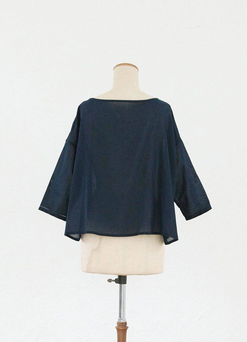 藍染シアーカーディガン