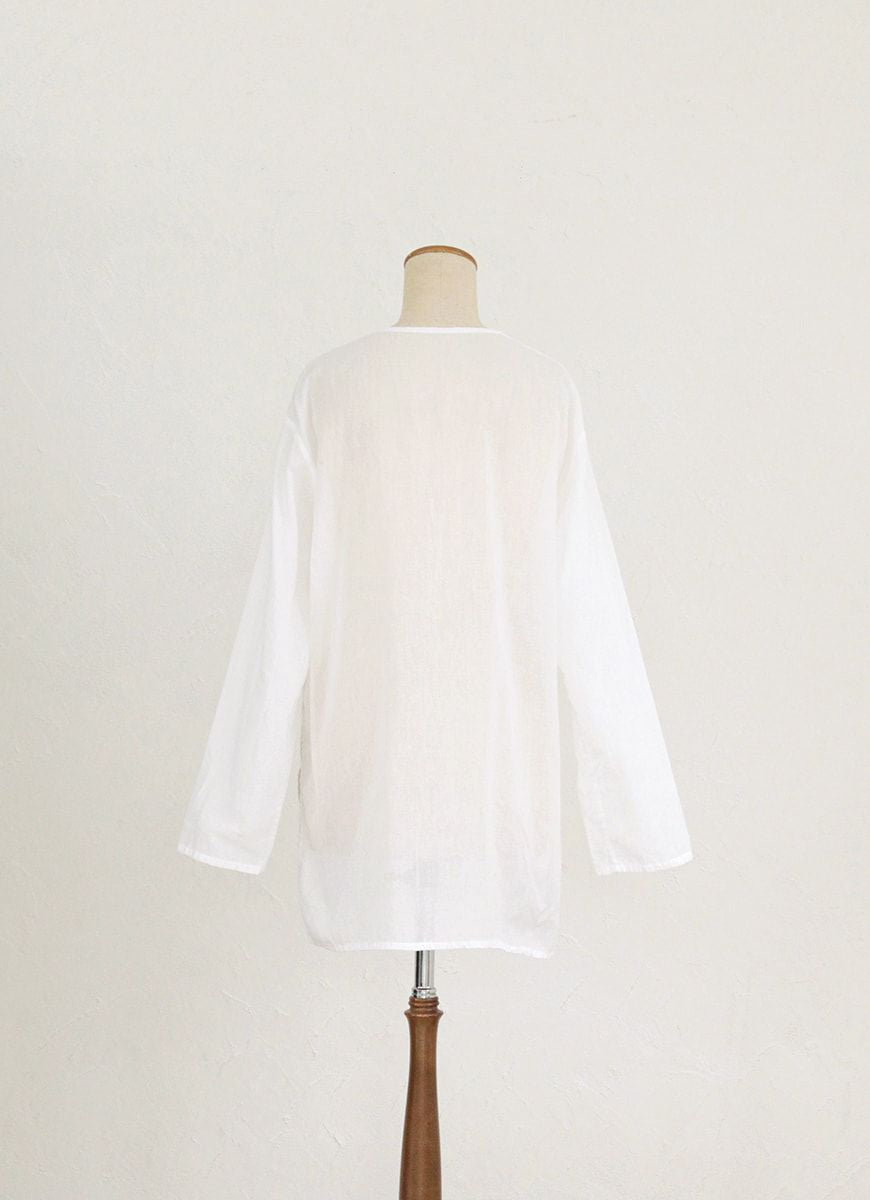 ガーゼクルタシャツ