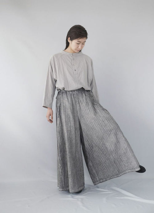 A pants（organic cotton/墨染）