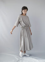 【在庫限り】TA dress（cotton × silk）