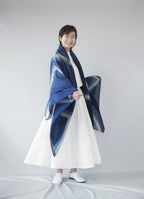 new big stole（藍染）