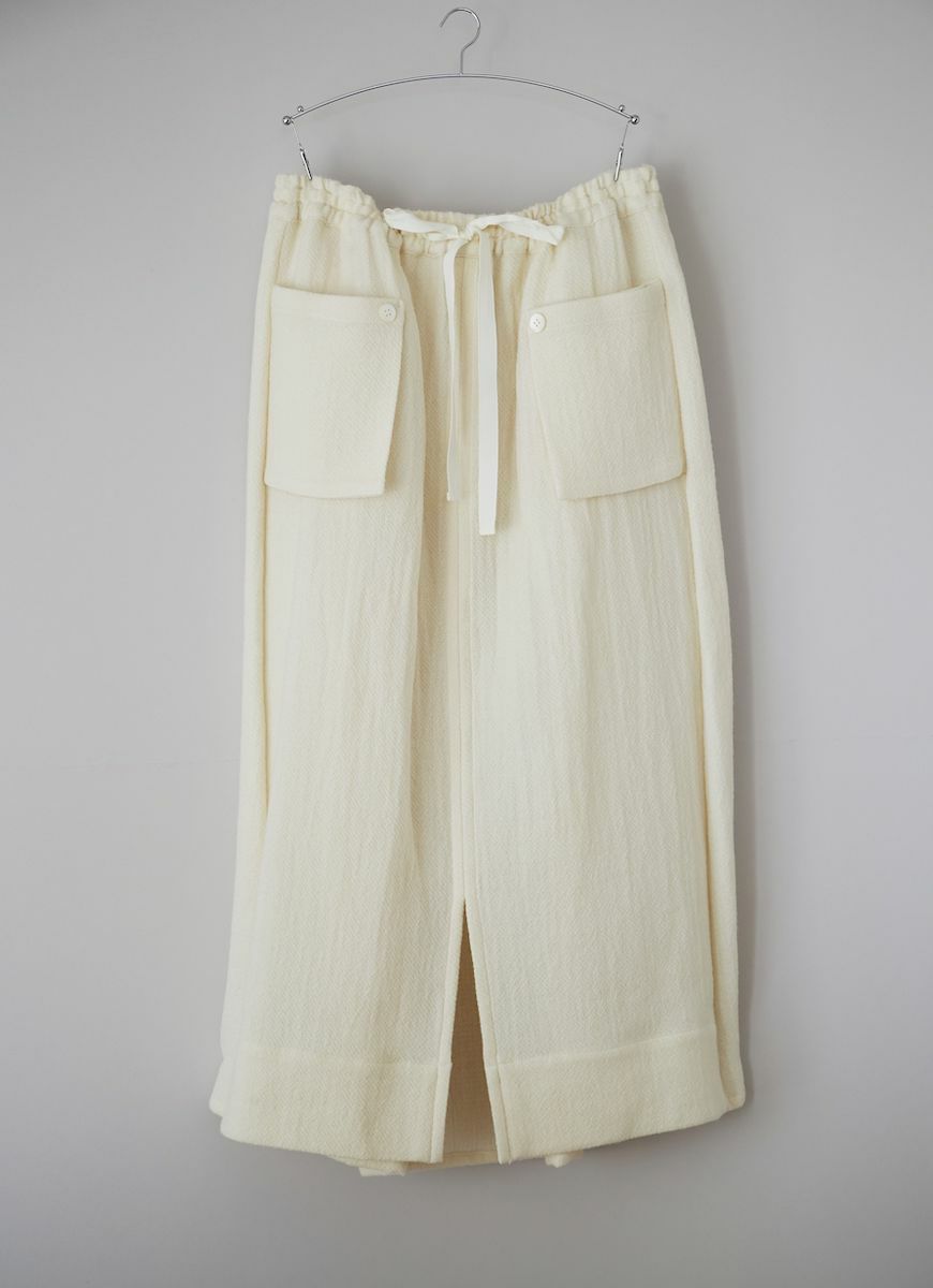 【在庫限り】T skirt（wool × cotton）