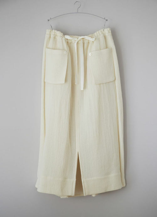 【在庫限り】T skirt（wool × cotton）