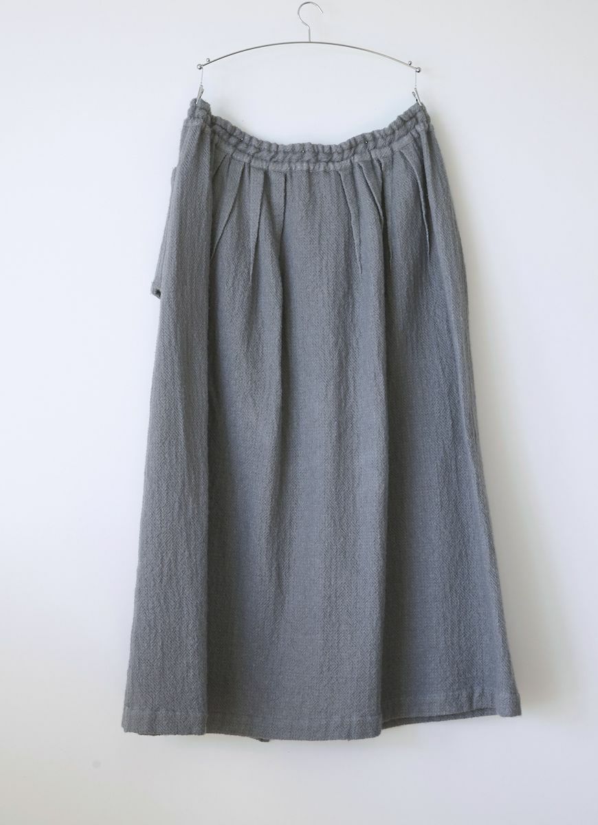 【在庫限り】T skirt（wool × cotton）