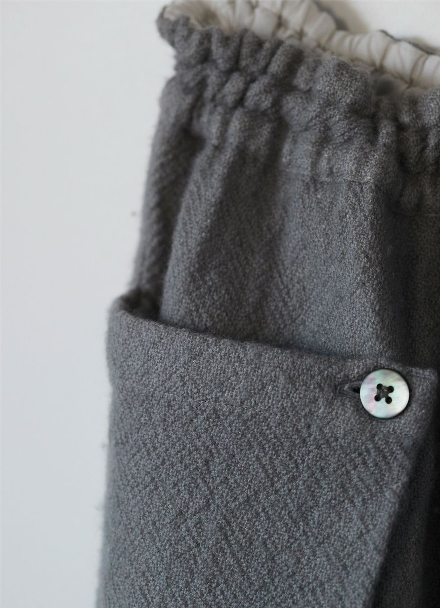 【在庫限り】T skirt（wool × cotton）