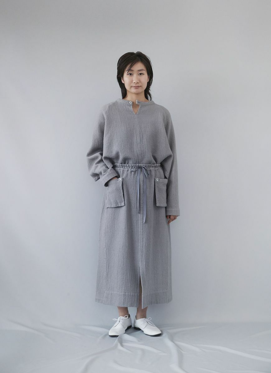 【在庫限り】T skirt（wool × cotton）