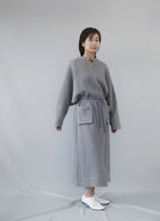 【在庫限り】T skirt（wool × cotton）