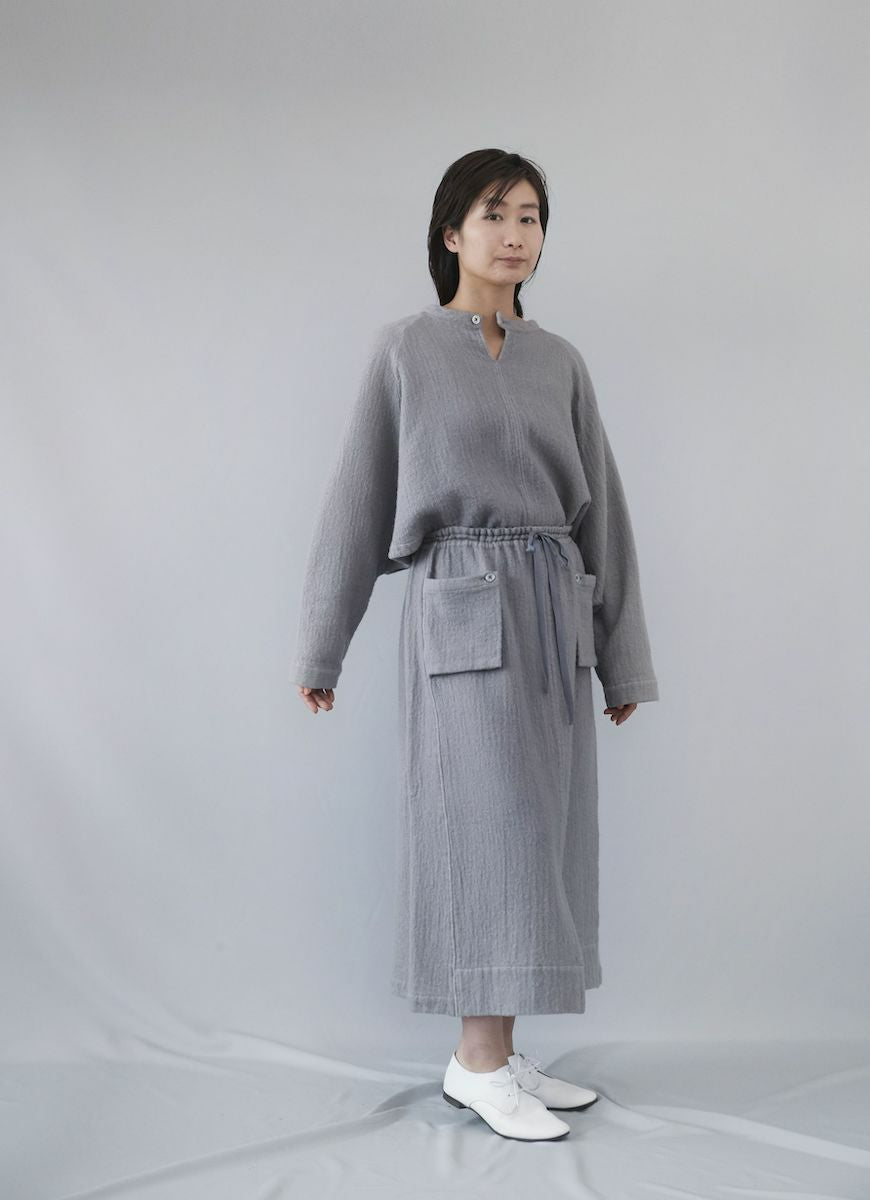 【在庫限り】T skirt（wool × cotton）