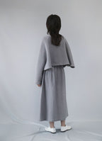 【在庫限り】T skirt（wool × cotton）