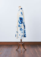 藍染ガーゼギャザーガウン