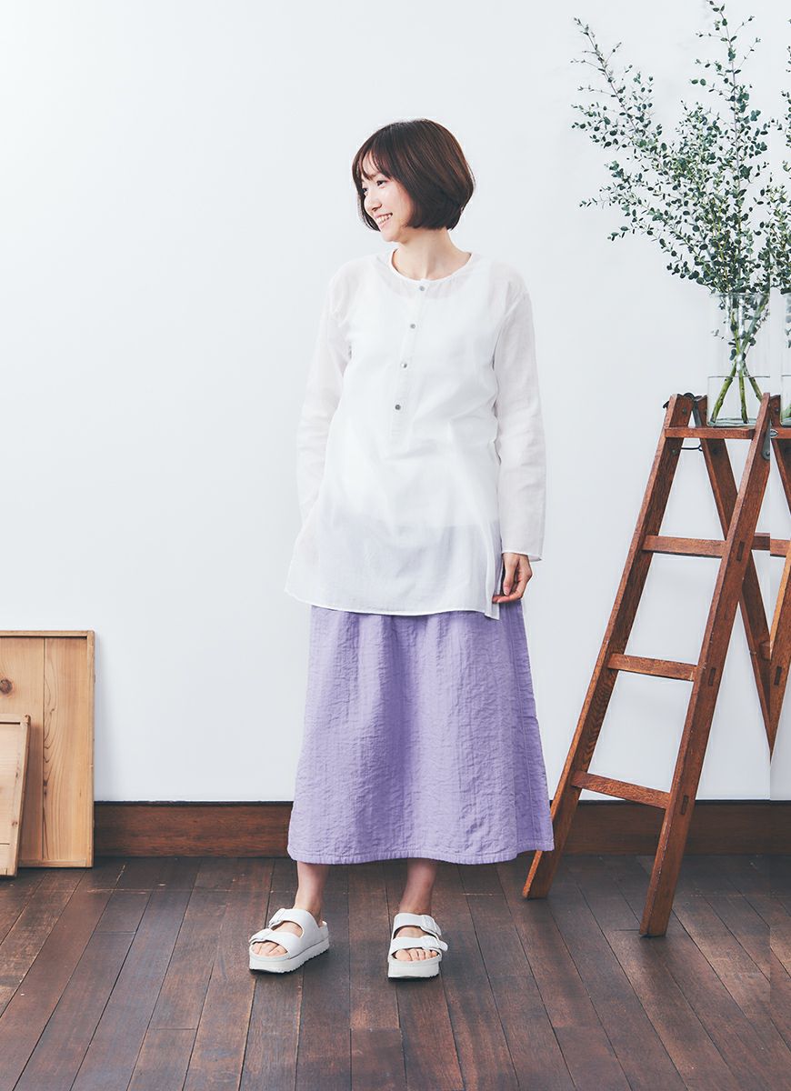 【在庫限り】ガーゼフリースカート