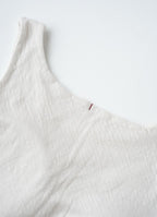 シルク混なめらかカップ付きタンクトップ