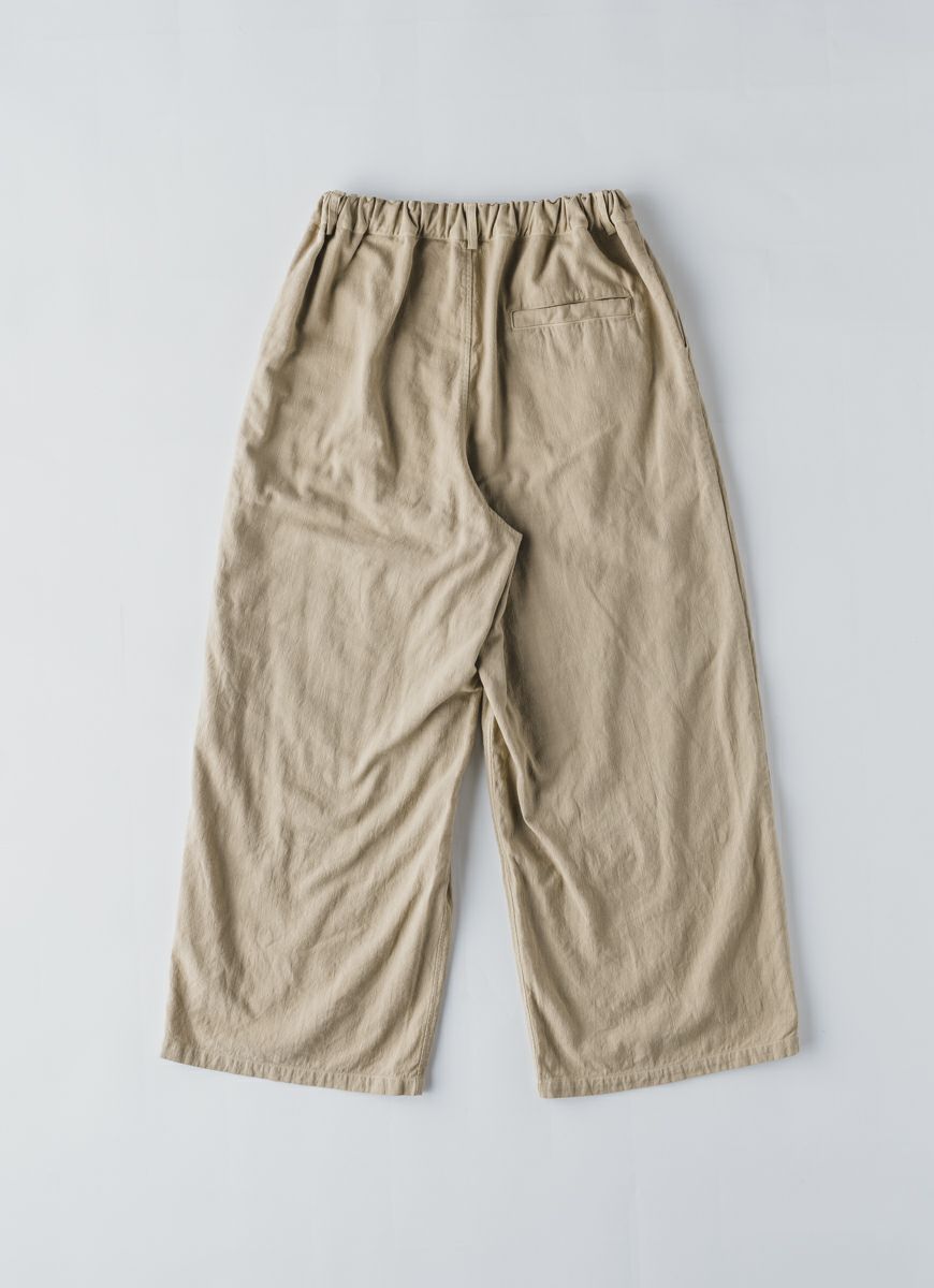 【在庫限り】ワイドパンツ（SZストレッチガーゼ）