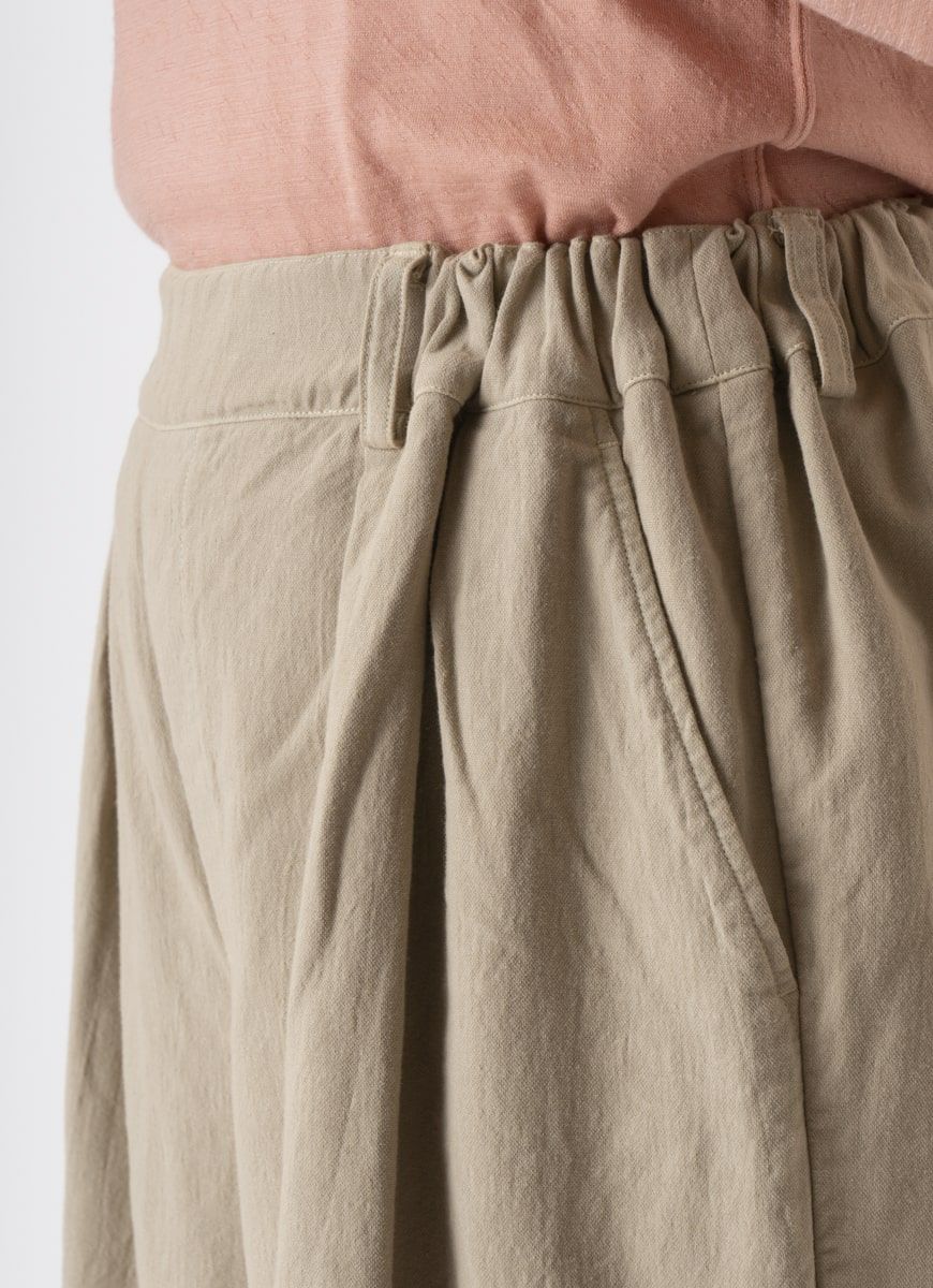 【在庫限り】ワイドパンツ（SZストレッチガーゼ）