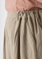 【在庫限り】ワイドパンツ（SZストレッチガーゼ）