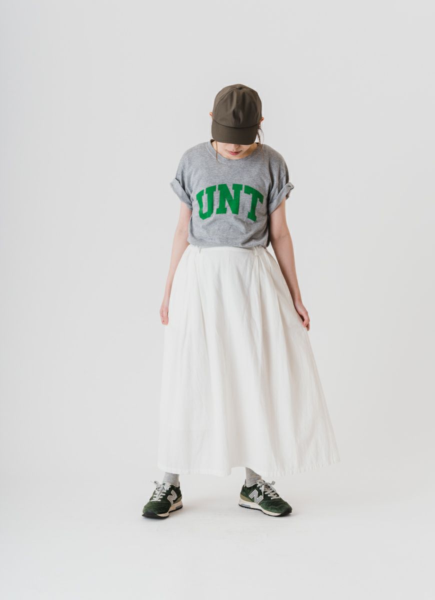 【在庫限り】タックギャザーロングスカート（SZストレッチガーゼ）