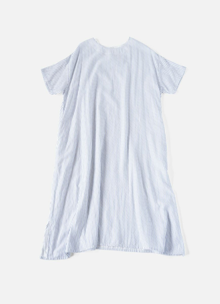 【在庫限り】半袖クルーネックワンピース（オーガニックふんわり二重ガーゼ）