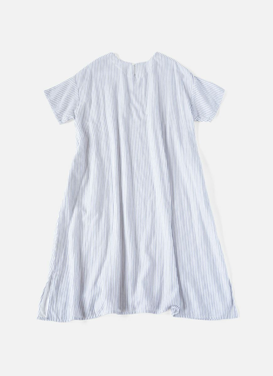 【在庫限り】半袖クルーネックワンピース（オーガニックふんわり二重ガーゼ）