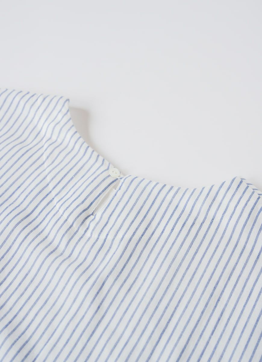 【在庫限り】半袖クルーネックワンピース（オーガニックふんわり二重ガーゼ）