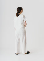 【在庫限り】半袖クルーネックプルオーバー（SZストレッチガーゼ）