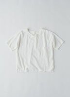 【在庫限り】半袖クルーネックプルオーバー（SZストレッチガーゼ）