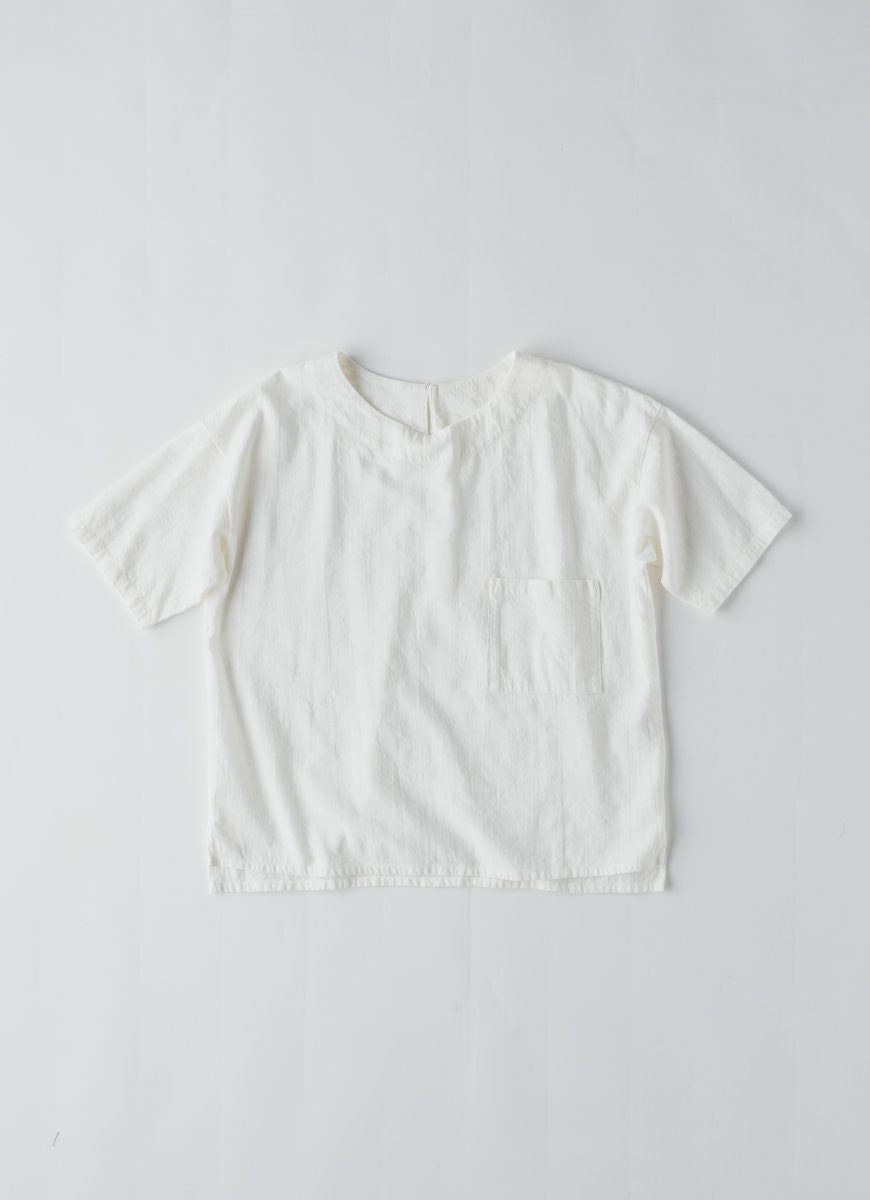 【在庫限り】半袖クルーネックプルオーバー（SZストレッチガーゼ）