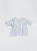 【在庫限り】半袖クルーネックプルオーバー（オーガニックふんわり二重ガーゼ）