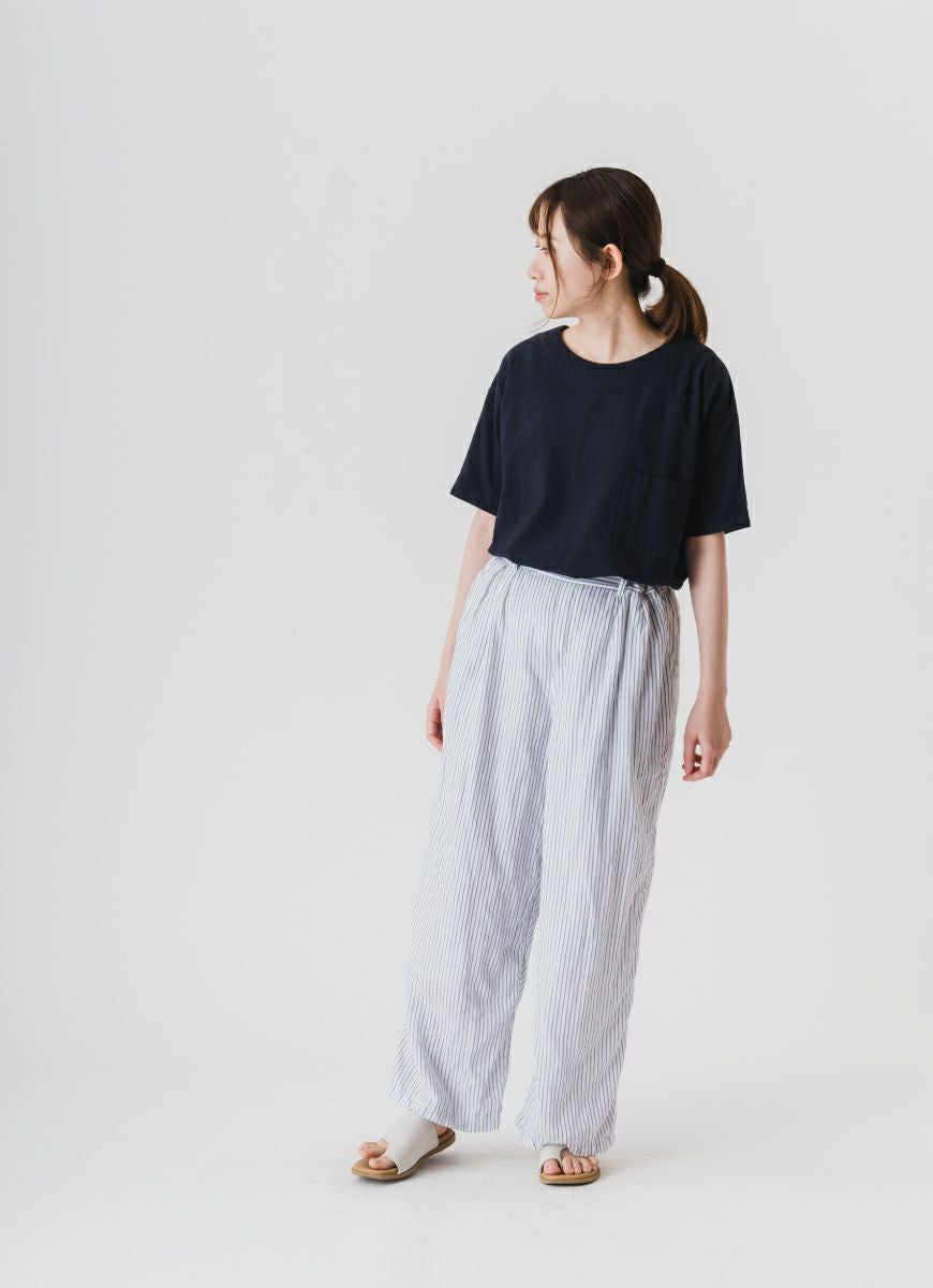 【在庫限り】ワイドパンツ（オーガニックふんわり二重ガーゼ）