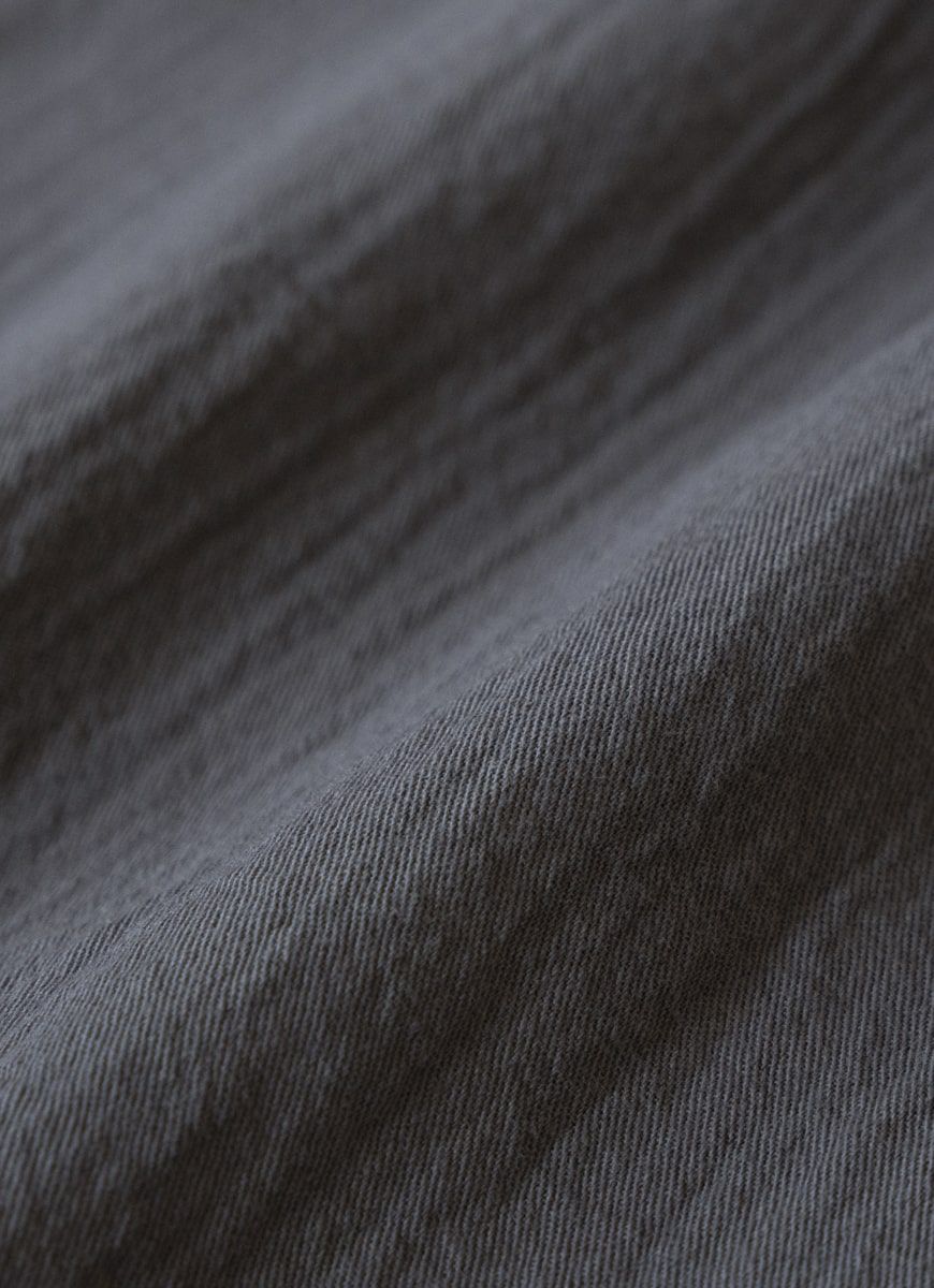 【在庫限り】ワイドパンツ（ふっくらツイル二重ガーゼ）