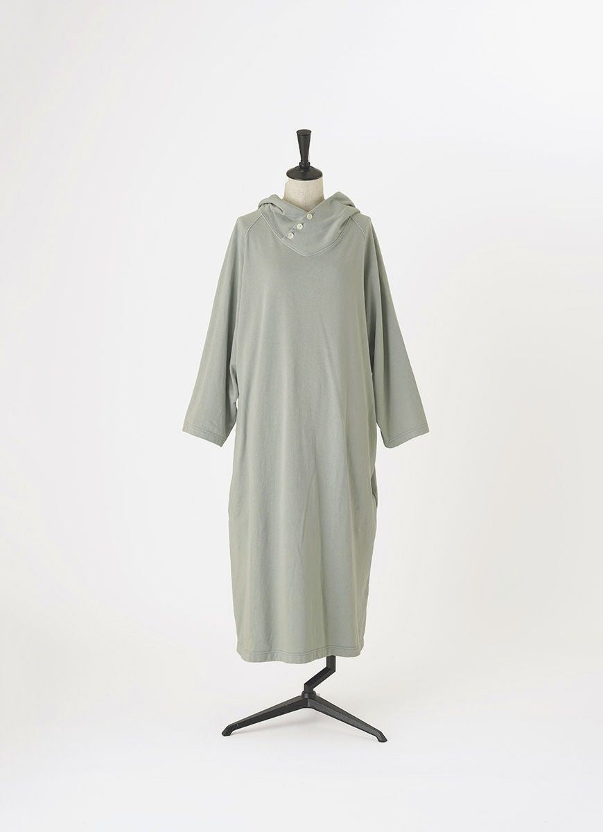 シルクmixフーディーサウナワンピース